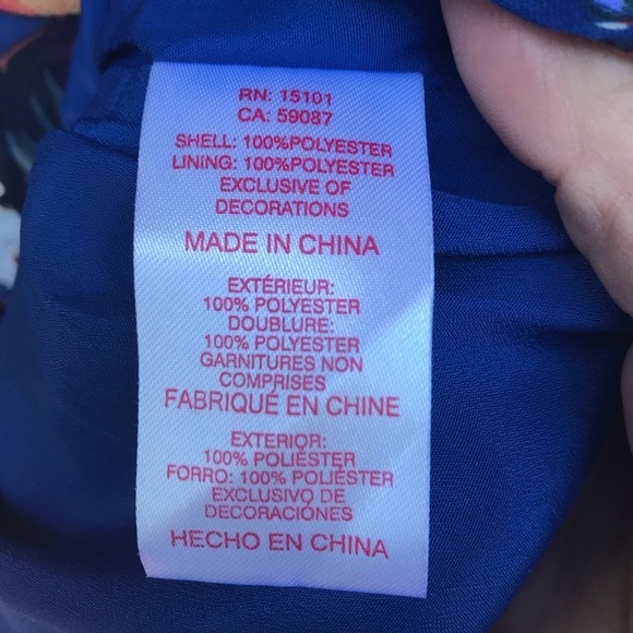 Red Carter Willow Floral Print Lace Coverup Dress - Picture 7 of 8